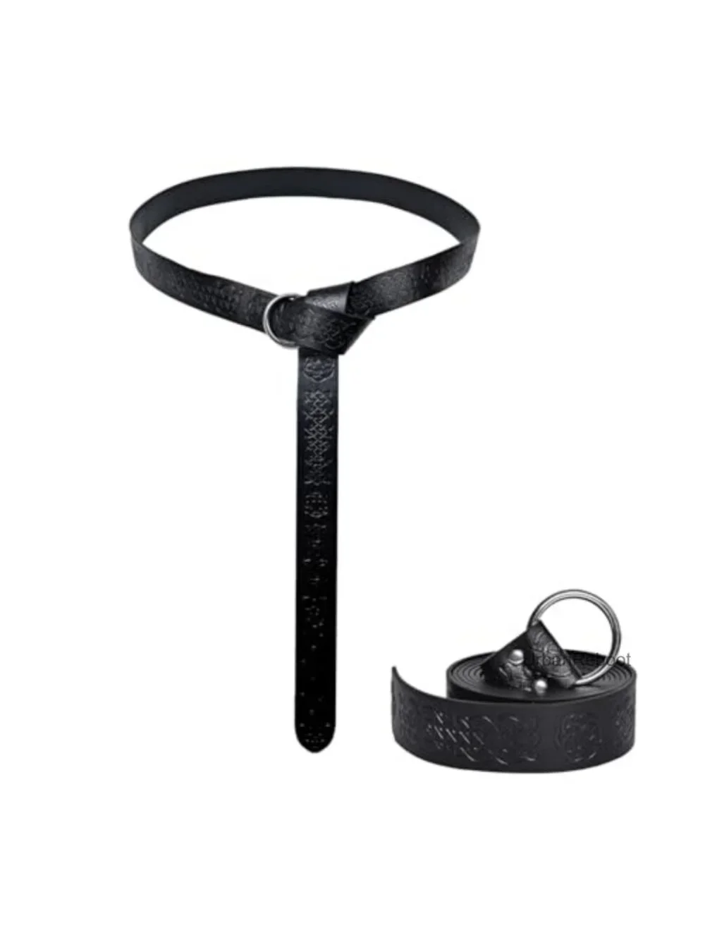 Medieval Faux Leather Viking Belt Renaissance Knight Halloween Cosplay Accessory